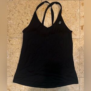 Lorna Jane Cross back Women's Black Workout Tank Size Large